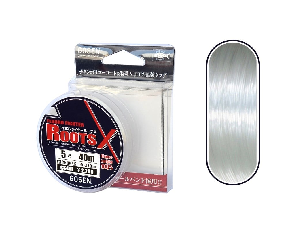 Gosen Fluoro Fighter Roots %100 F.C Misina 40m 0.37mm