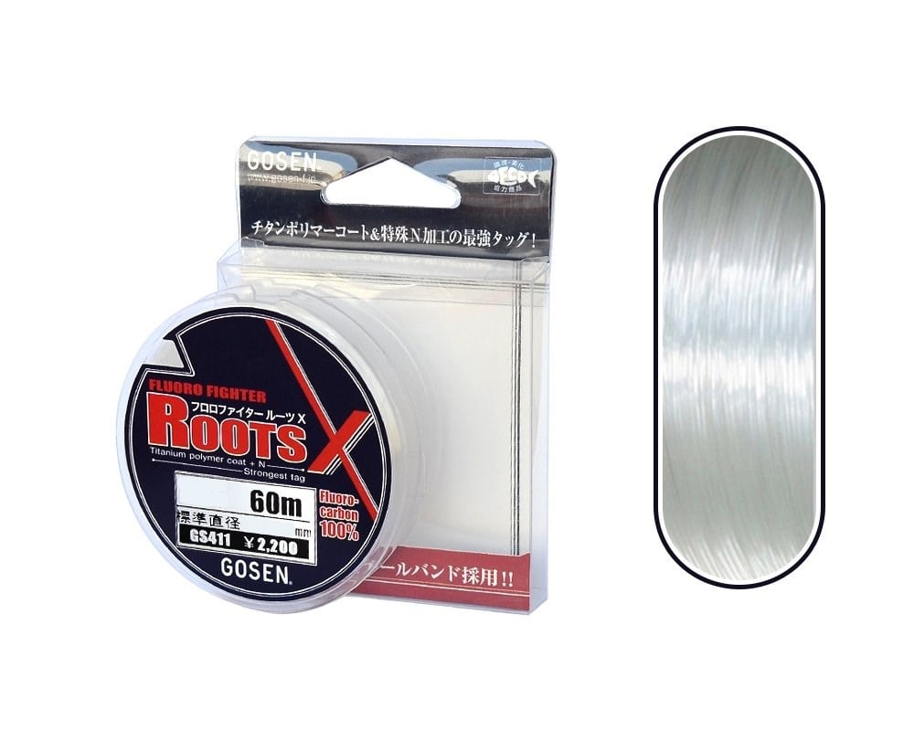 Gosen Fluoro Fighter Roots %100 F.C Misina 60m 0.22mm