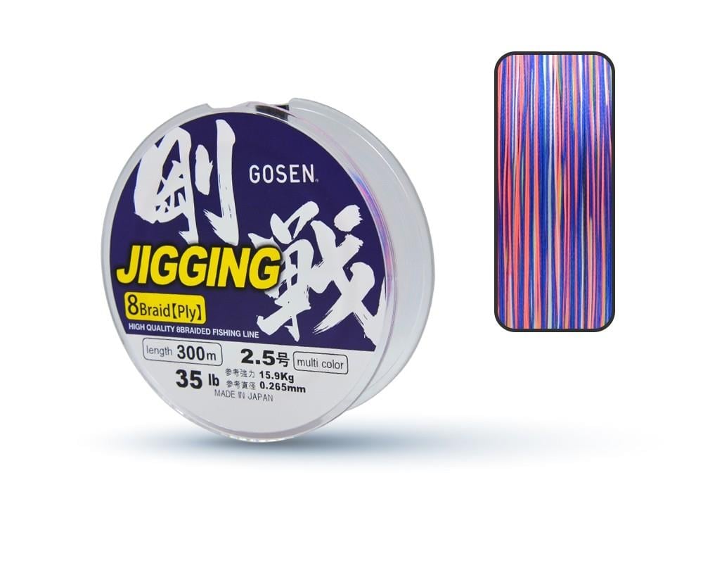 Gosen Jigging 8X İp Misina 300mt Multi Color