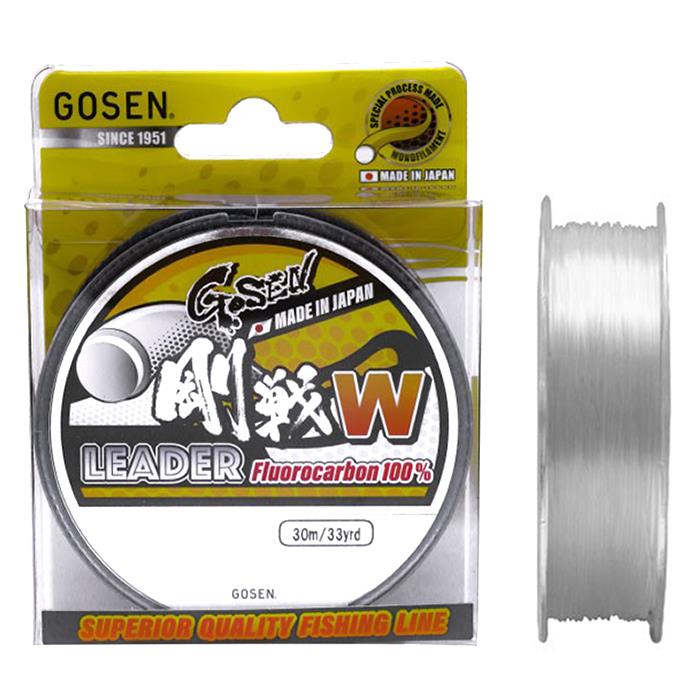Gosen W Leader %100 F.C Şok Lider Misina 30m 0.78mm 80lb/36.3kg