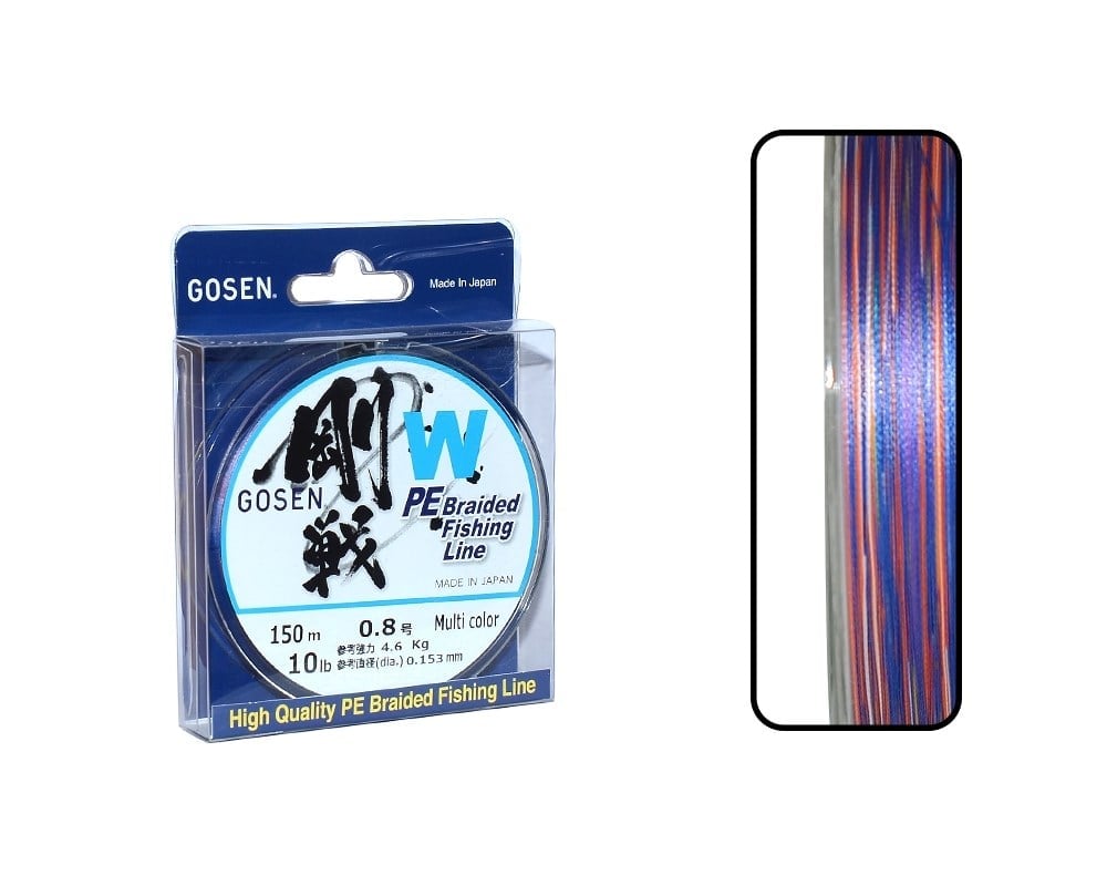 Gosen W4 İp Misina 150m Multi PE 0.6 0.13mm 9lb/4kg
