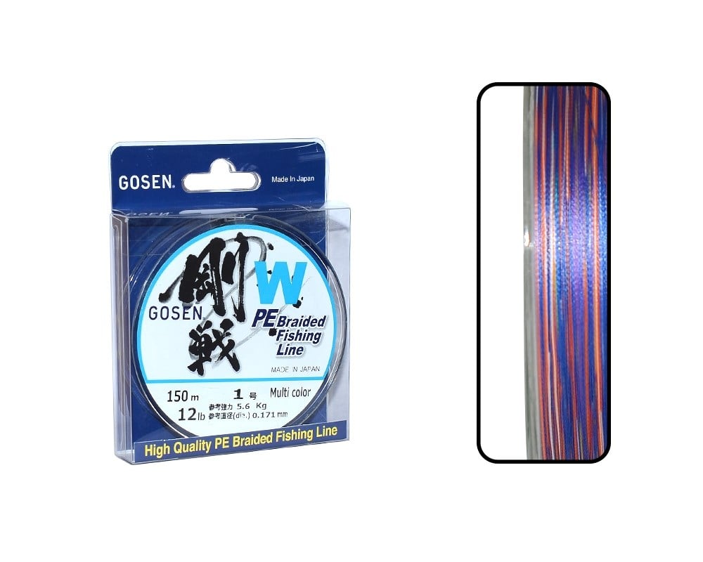 Gosen W4 İp Misina 150m Multi PE 1.0 0.17mm 12lb/5.6kg