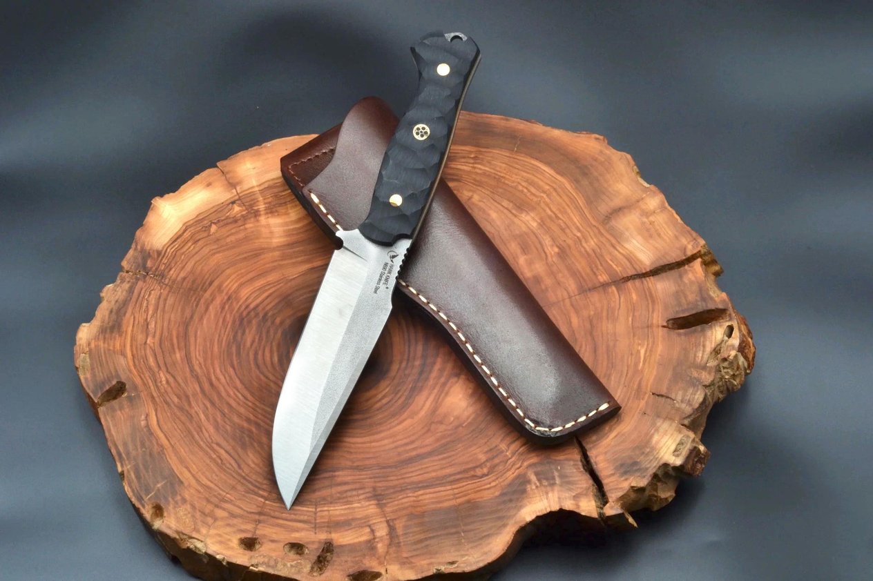 Hawk Knife N690 P/Ç DP Avcı Bıçak 26cm 4.2mm + Deri Kılıf