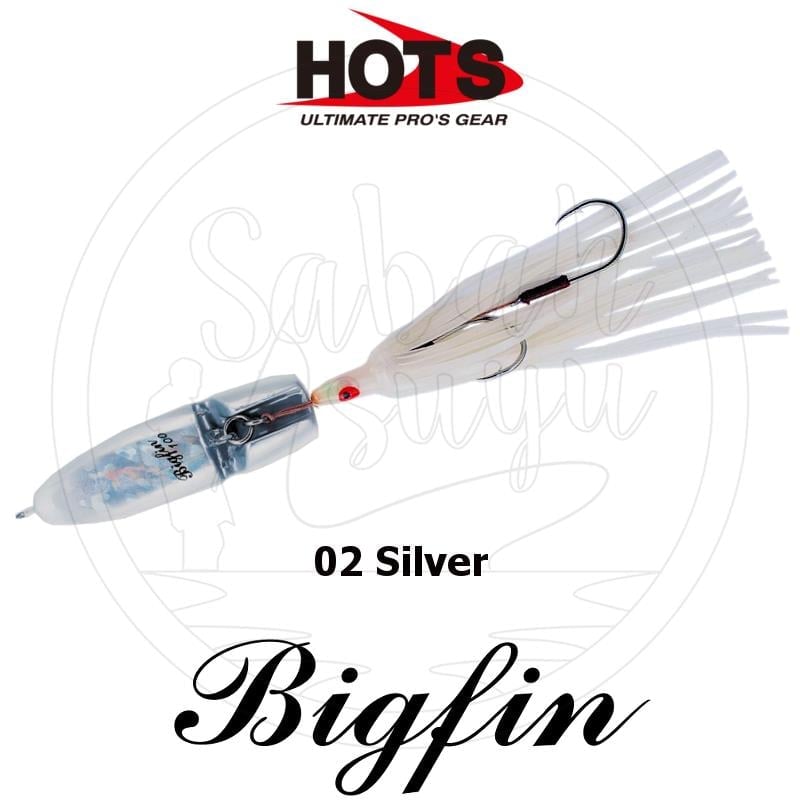 Hots Big Fin Inchuku Jig 180 gr. 02 Silver