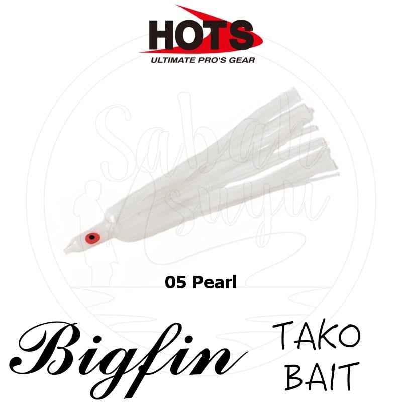 Hots Big Fin Taco Bait Silikon Ahtapot 05 Pearl