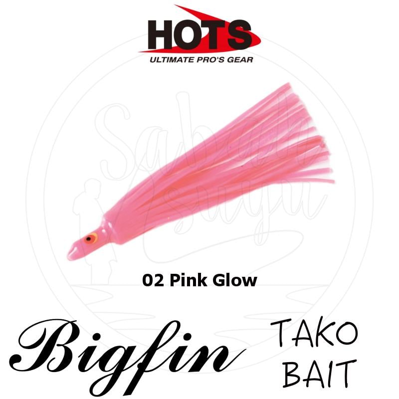 Hots Big Fin Taco Bait Silikon Ahtapot 02 Pink Glow