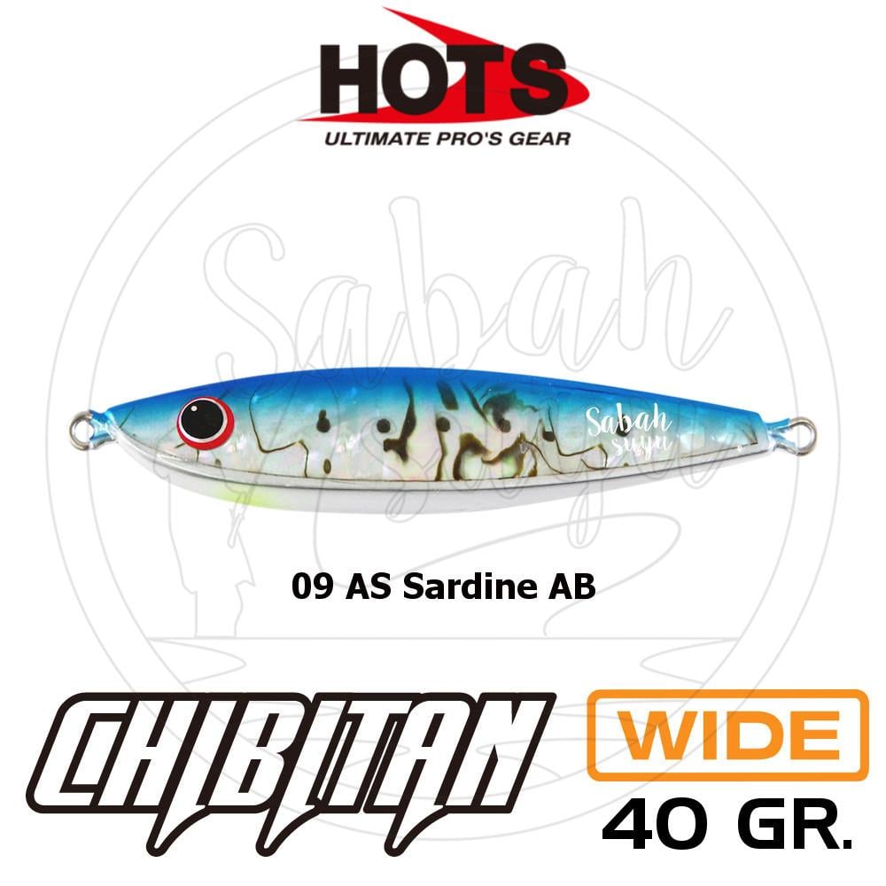 Hots Chibitan Wide Jig 40gr. 09 AS Sardine Abalone