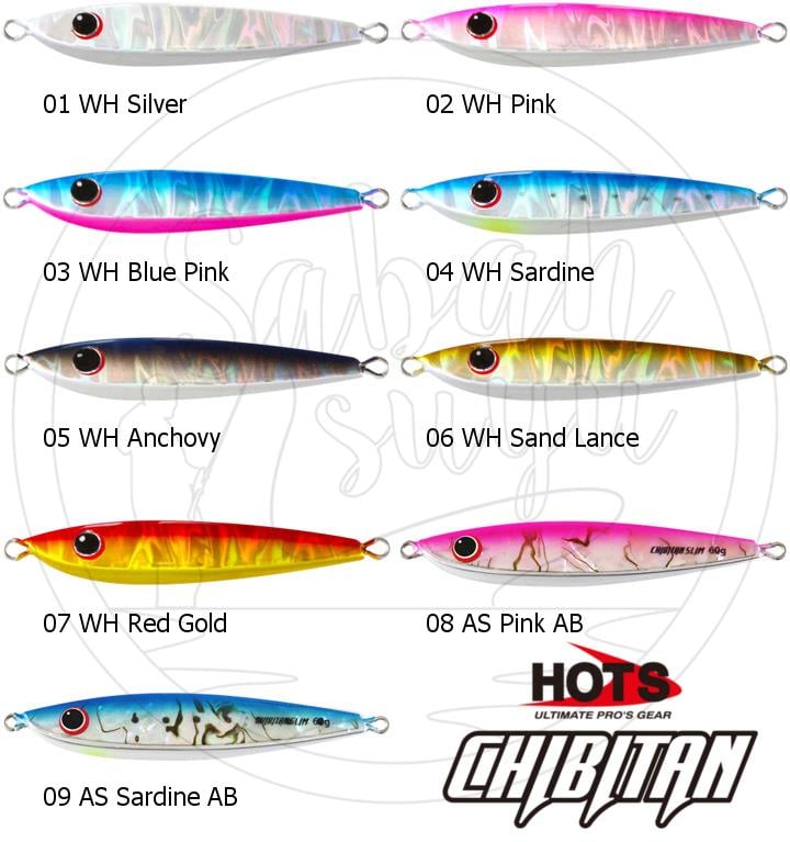 Hots Chibitan Wide Jig 40gr. 09 AS Sardine Abalone