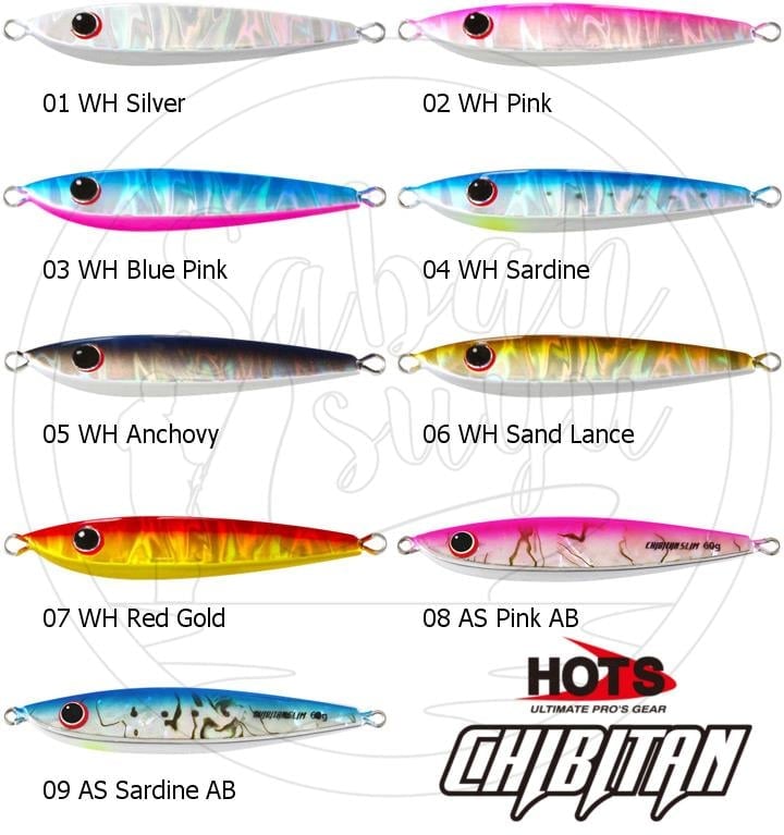Hots Chibitan Wide Jig 60gr. 09 AS Sardine Abalone