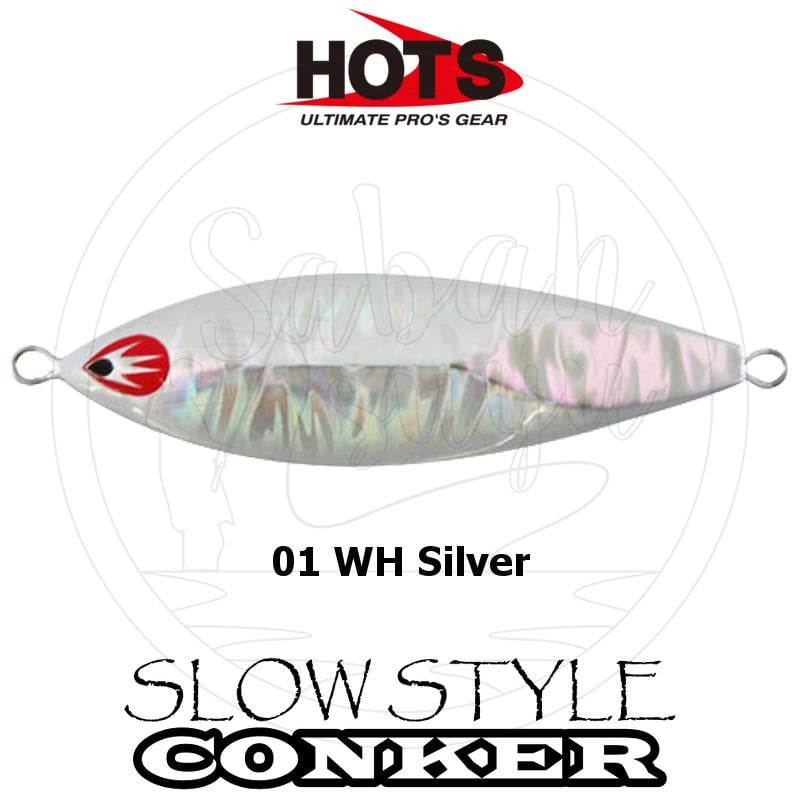 Hots Slow Style Conker Jig 180 gr 01 WH Silver