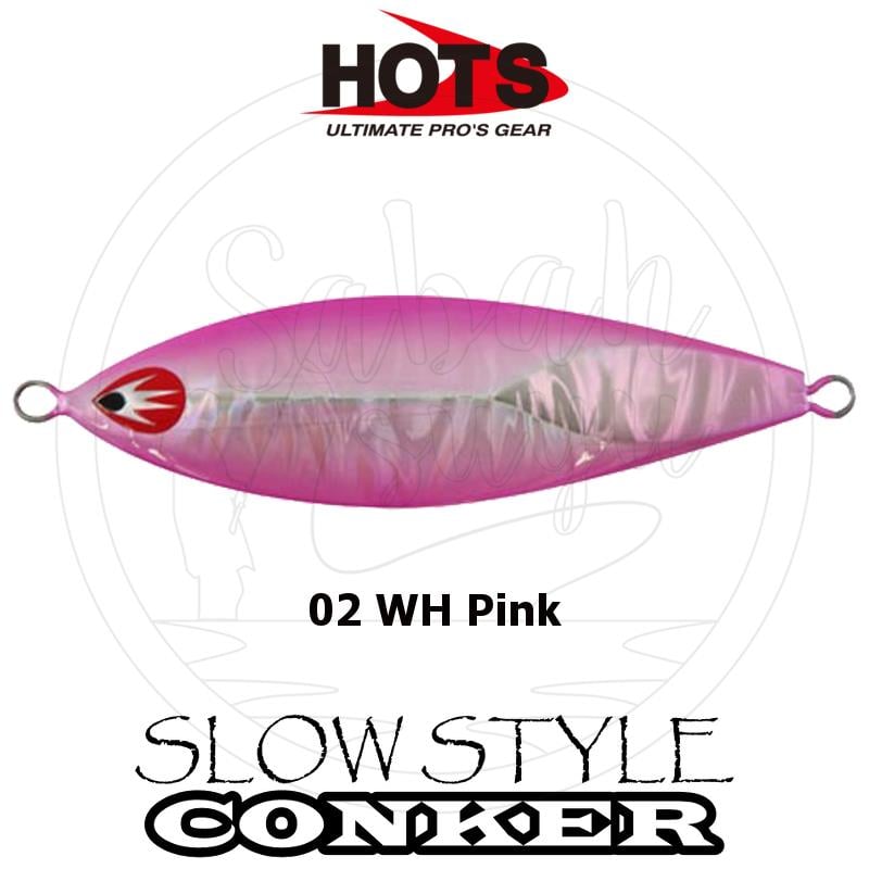 Hots Slow Style Conker Jig 180 gr 02 WH Pink