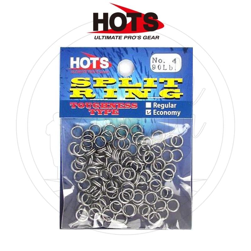 Hots Toughness Type Split Ring No:4 90 lb. Ekonomik Paket