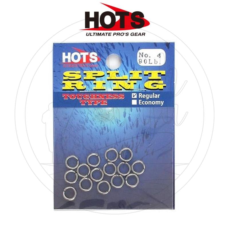 Hots Toughness Type Split Ring No:4 90 lb.