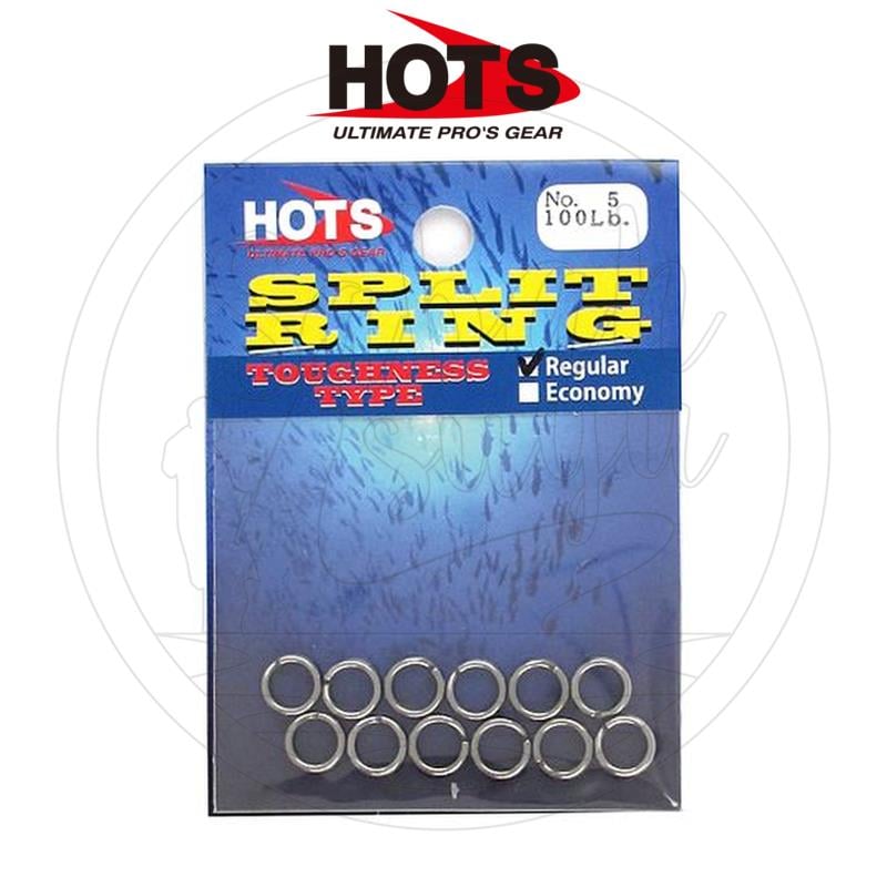 Hots Toughness Type Split Ring No:5 100 lb.