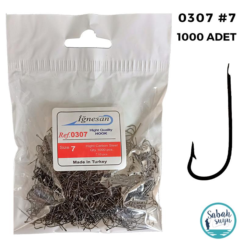 İğnesan 0307 Çapraz Çapari İğnesi #7 Siyah (1000 Adet)