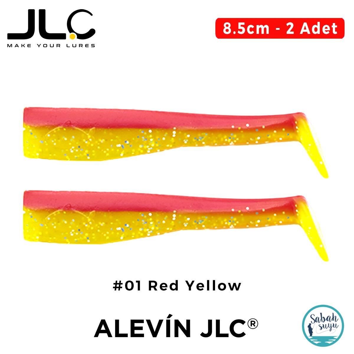 JLC Alevin 8.5cm 5gr #01 Red Yellow Silikon Kuyruk (2 Adet)