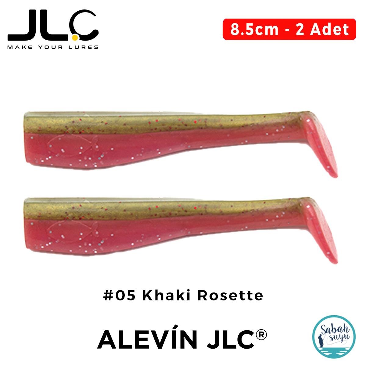 JLC Alevin 8.5cm 5gr #05 Khaki Rosette Silikon Kuyruk (2 Adet)