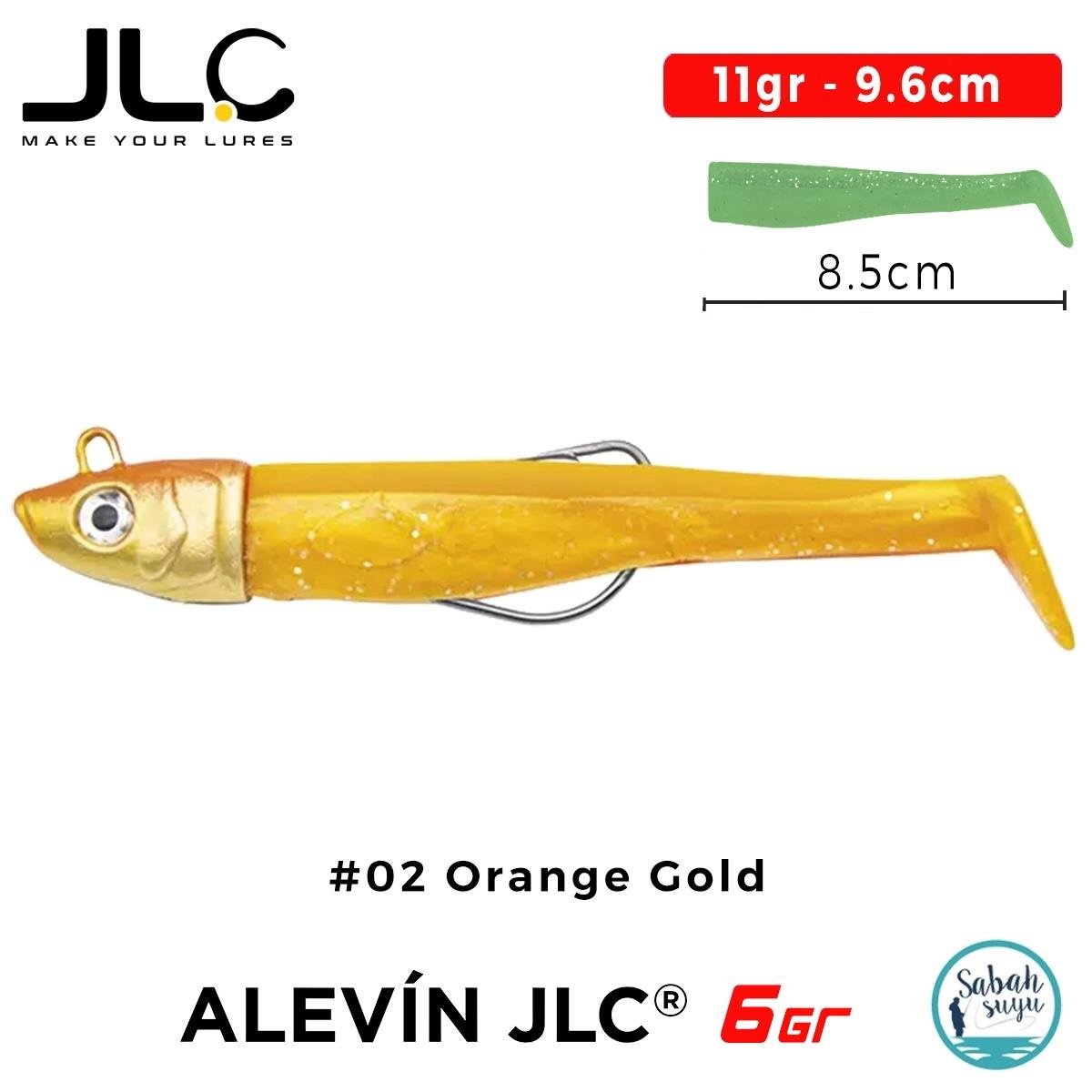 JLC Alevin Set 11gr 9.6cm #02 Orange Gold Silikon Balık