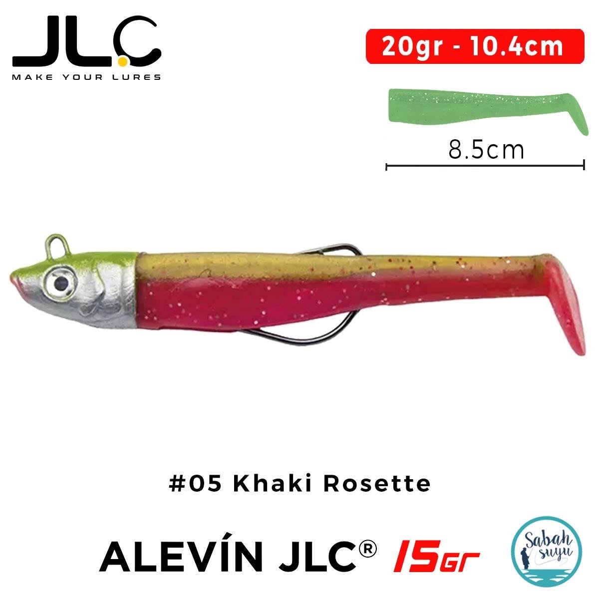 JLC Alevin Set 20gr 10.4cm #05 Khaki Rosette Silikon Balık