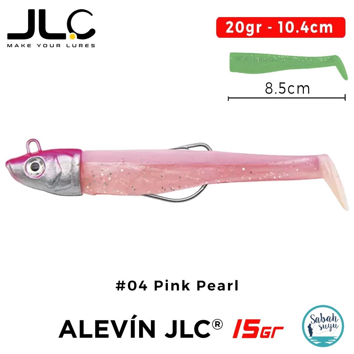 JLC Alevin Set 20gr 10.4cm #04 Pink Pearl Silikon Balık