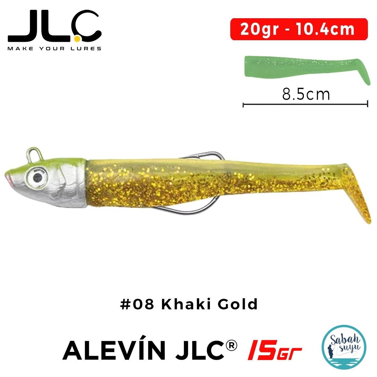 JLC Alevin Set 20gr 10.4cm #08 Khaki Gold Silikon Balık