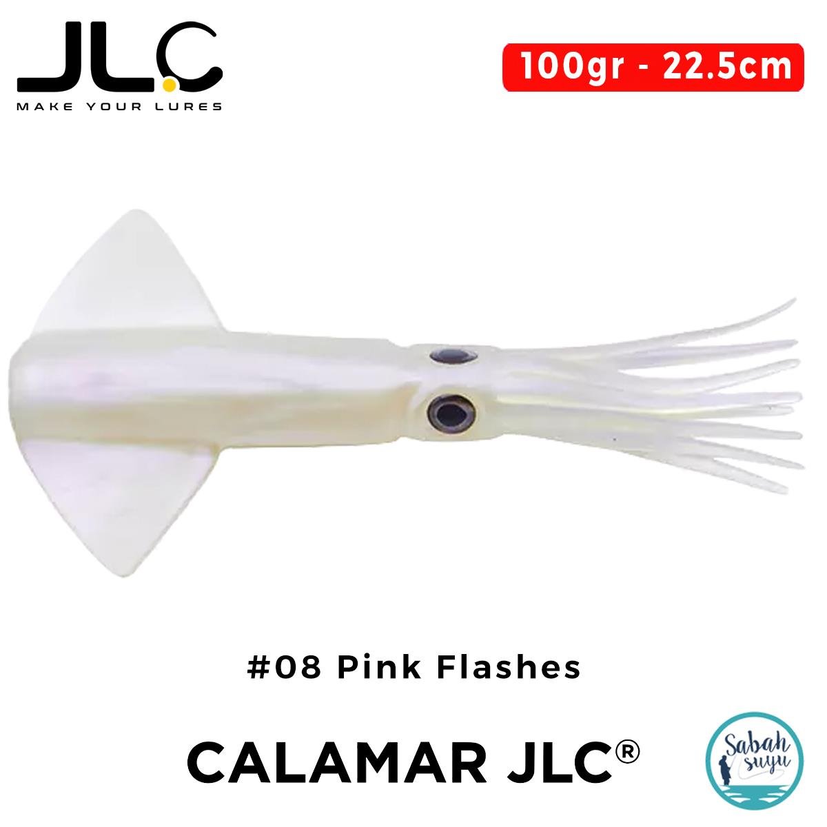 JLC Calamar Yedek Gövde 22.5cm 100gr #08 Pink Flashes Silikon Kalamar