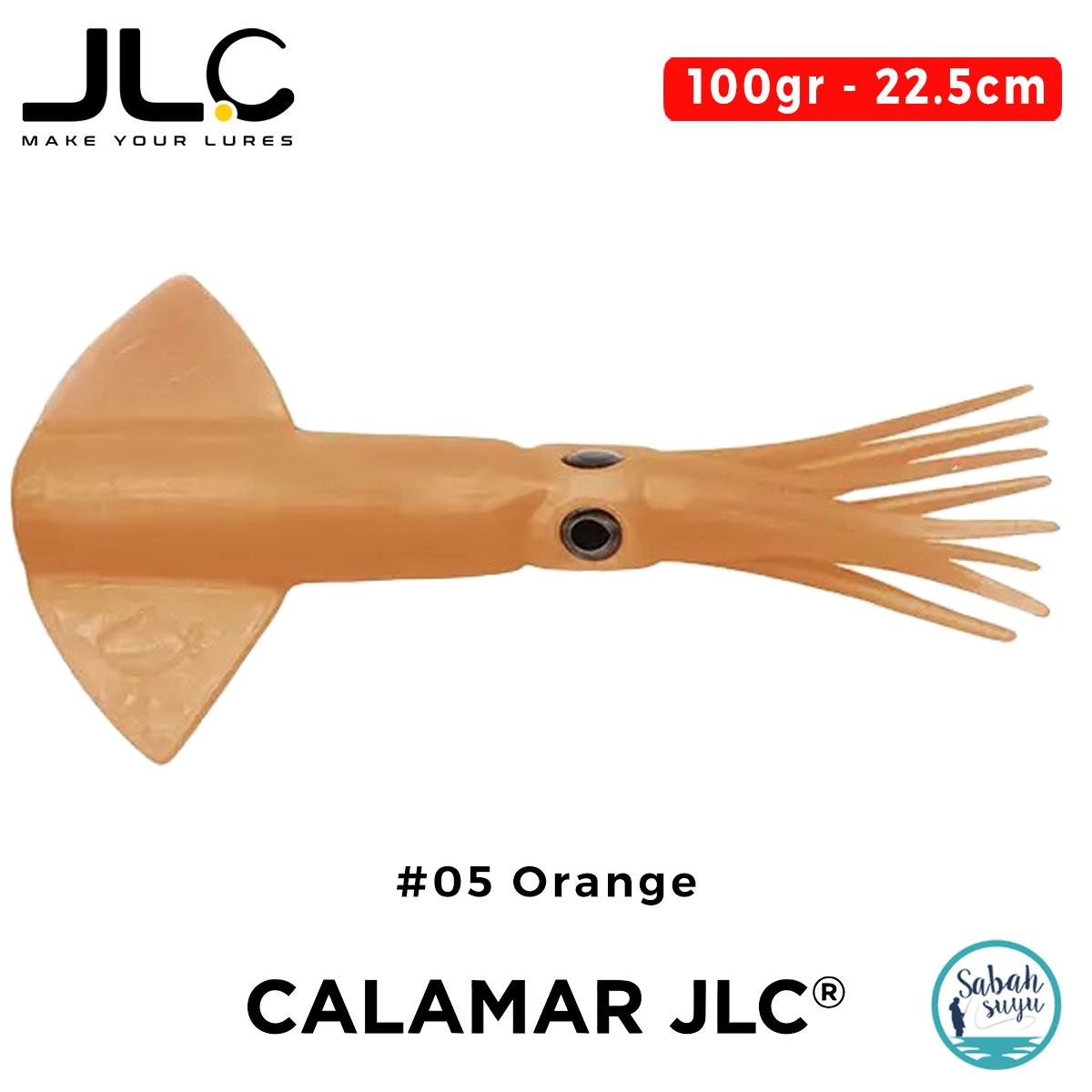 JLC Calamar Yedek Gövde 22.5cm 100gr #05 Orange Silikon Kalamar