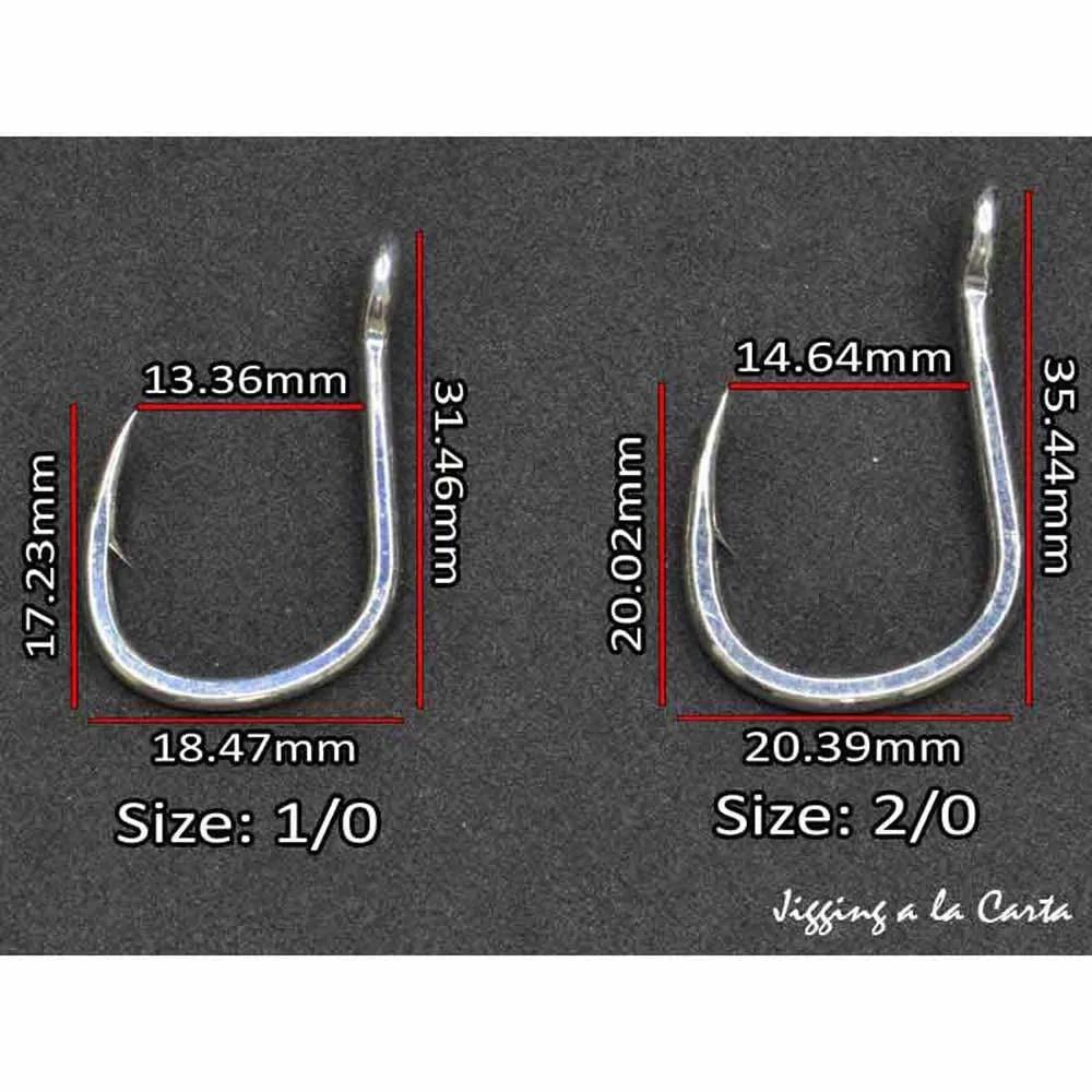 JLC Çiftli Hazır Assist İğne #1/0 22.8cm Nautilus 1.0/2.0 (1 Adet)