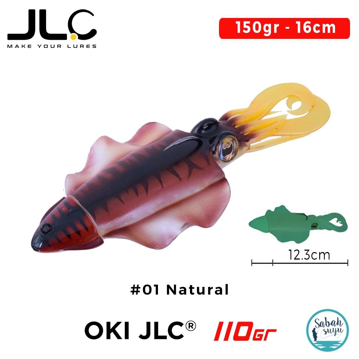 JLC Oki 110 Set 150gr 16cm #01 Natural Silikon Sübye