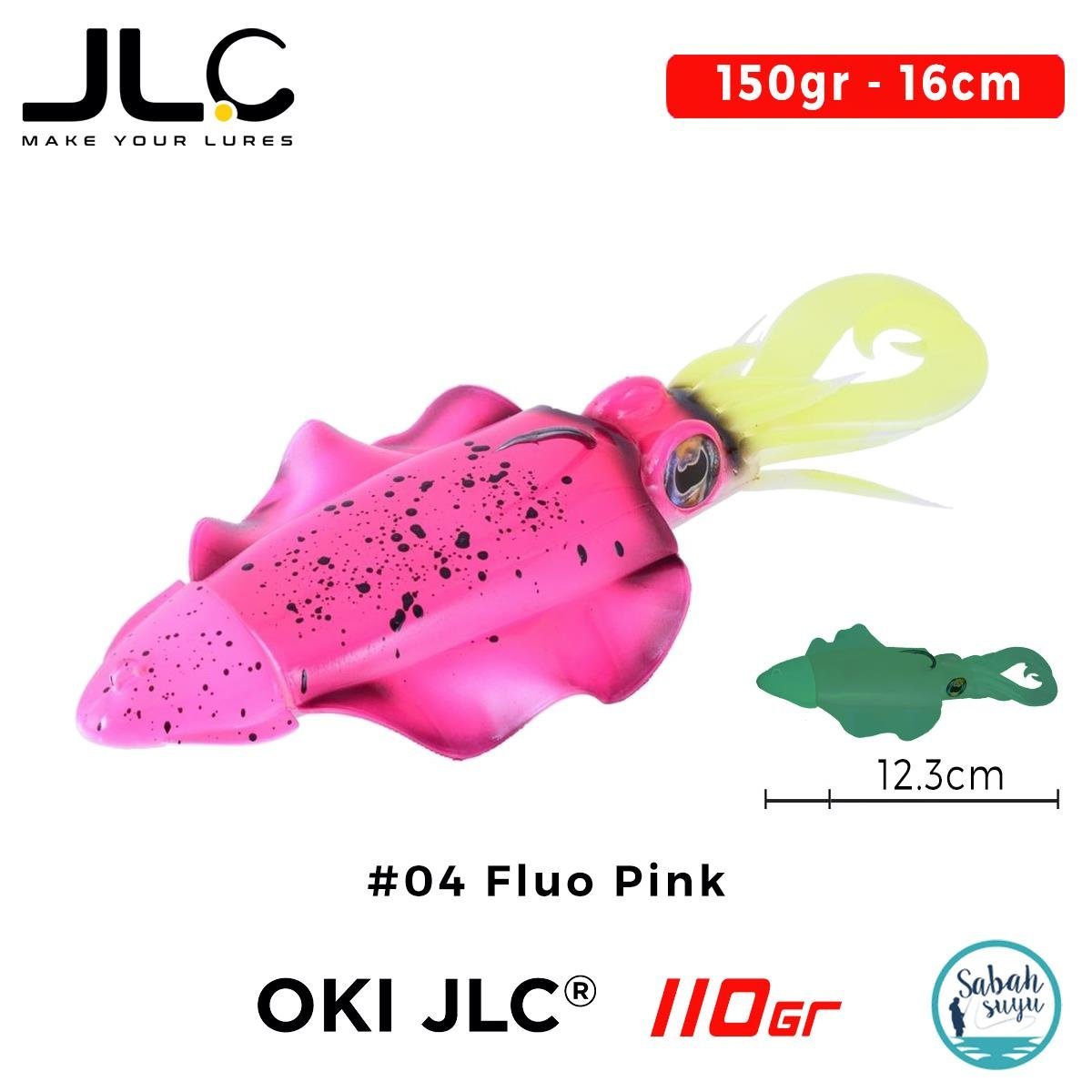 JLC Oki 110 Set 150gr 16cm #04 Pink Silikon Sübye