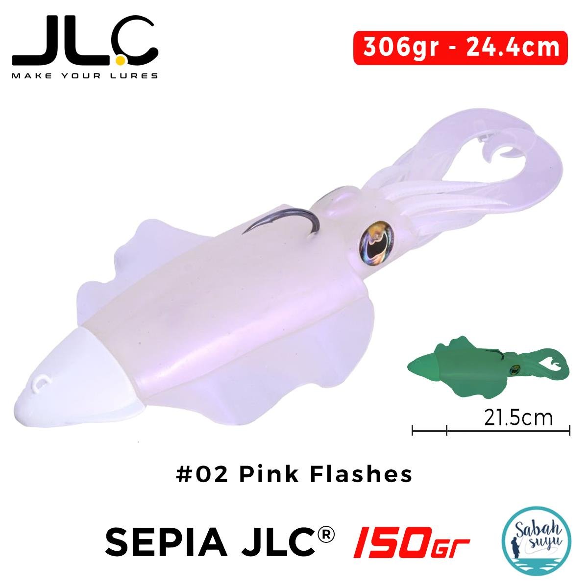 JLC Sepia 150 Set 306gr 24.4cm #02 Pink Flashes Silikon Sübye