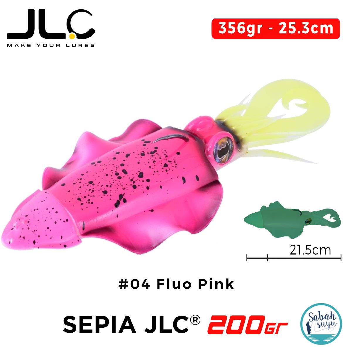 JLC Sepia 200 Set 356gr 25.3cm #04 Fluo Pink Silikon Sübye
