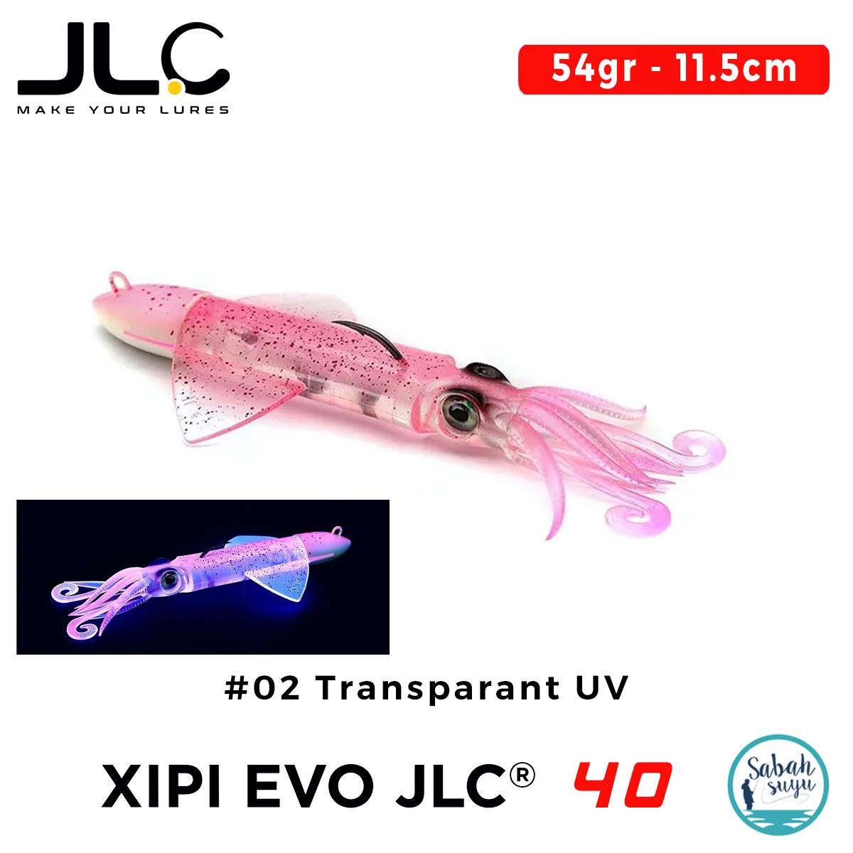 JLC Xipi Evo 40 Set 54gr 11.5cm #02 Transparant UV Silikon Kalamar