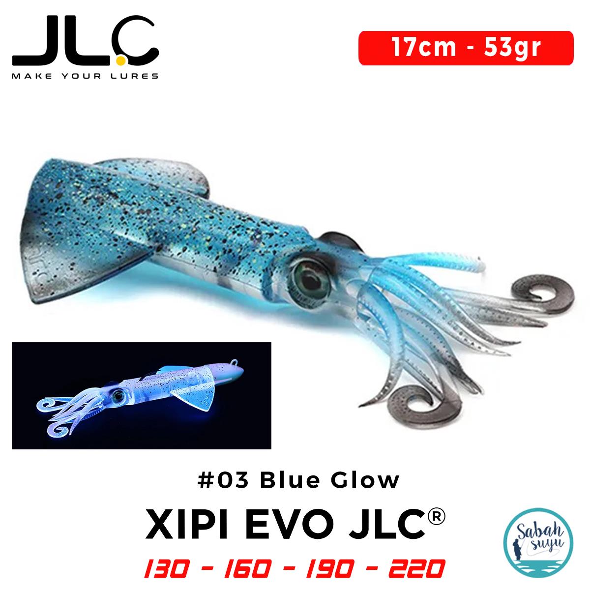 JLC Xipi Evo Yedek Gövde 17cm 53gr #03 Blue Glow Silikon Kalamar