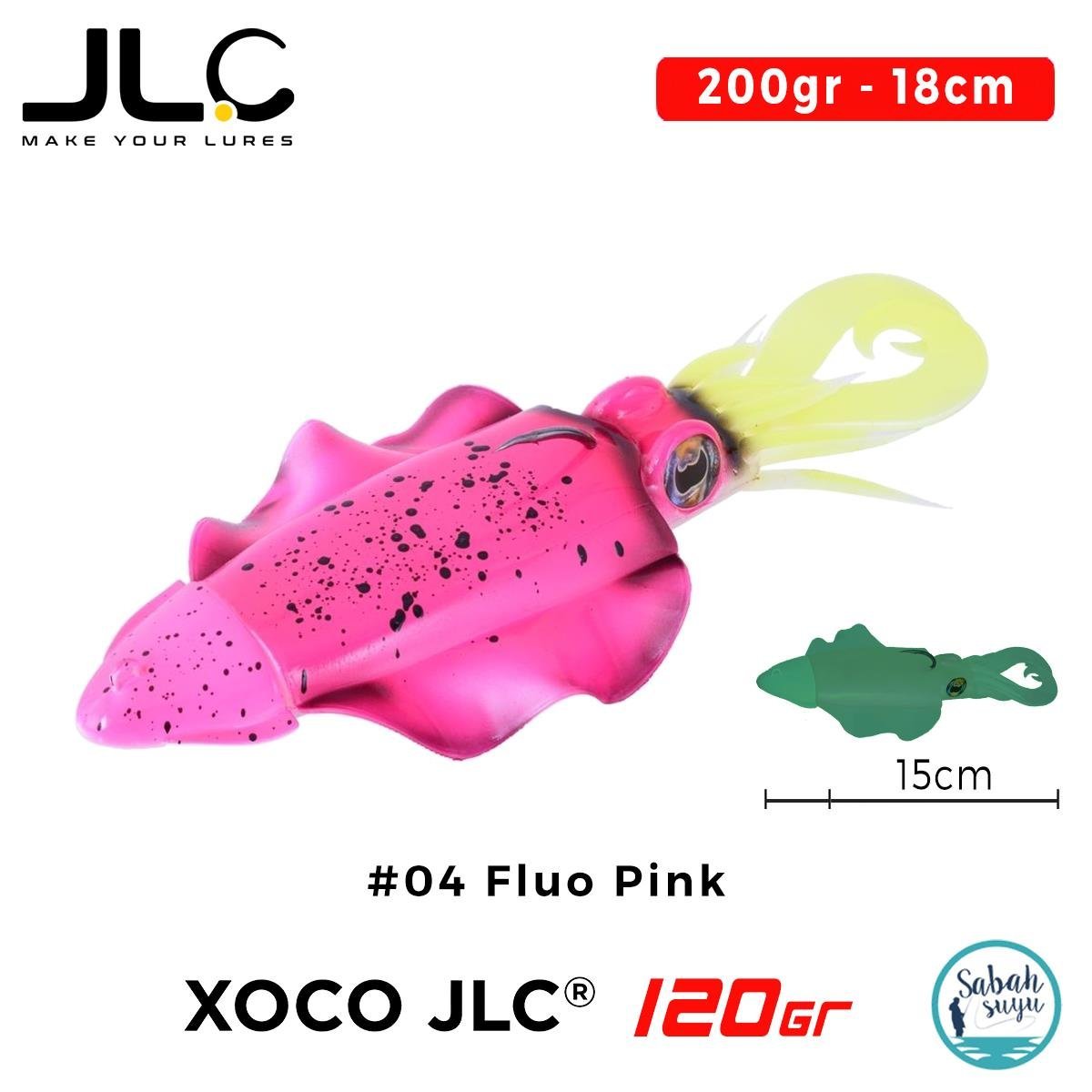 JLC Xoco 120 Set 200gr 18cm #04 Pink Silikon Sübye