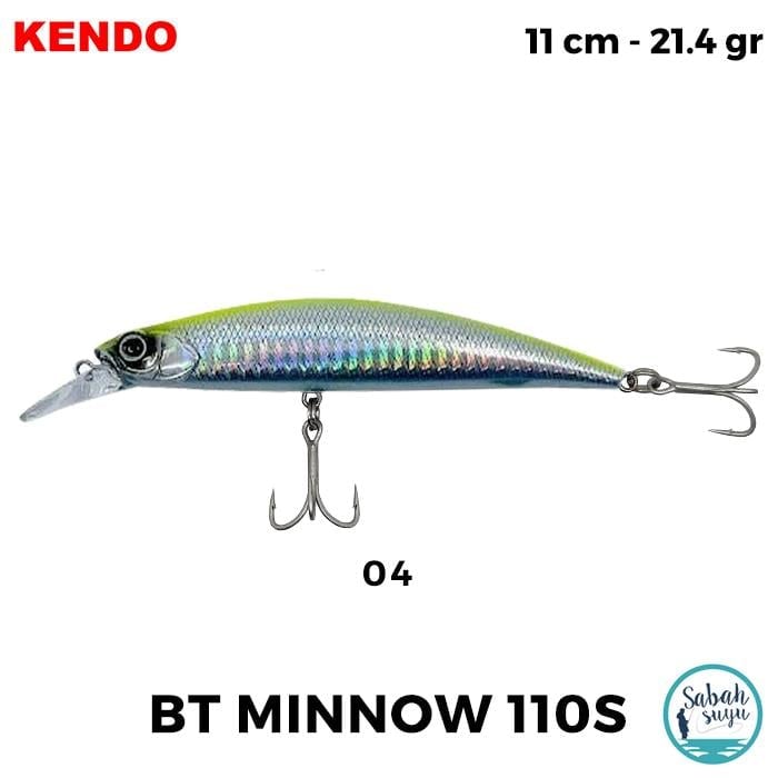 Kendo BT Minnow 110S 11cm 21.4gr Sahte Balık #04
