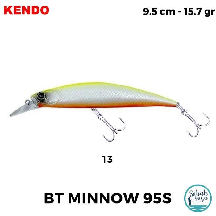 Kendo BT Minnow 95S 9.5cm 15.7gr Sahte Balık #13