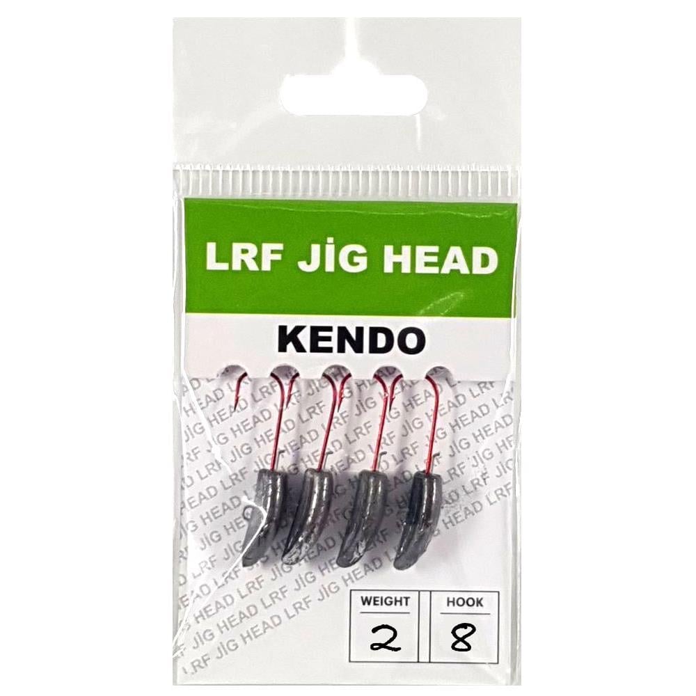 Kendo LRF Jig Head Kırmızı İğneli 2gr #8 (4 Adet)