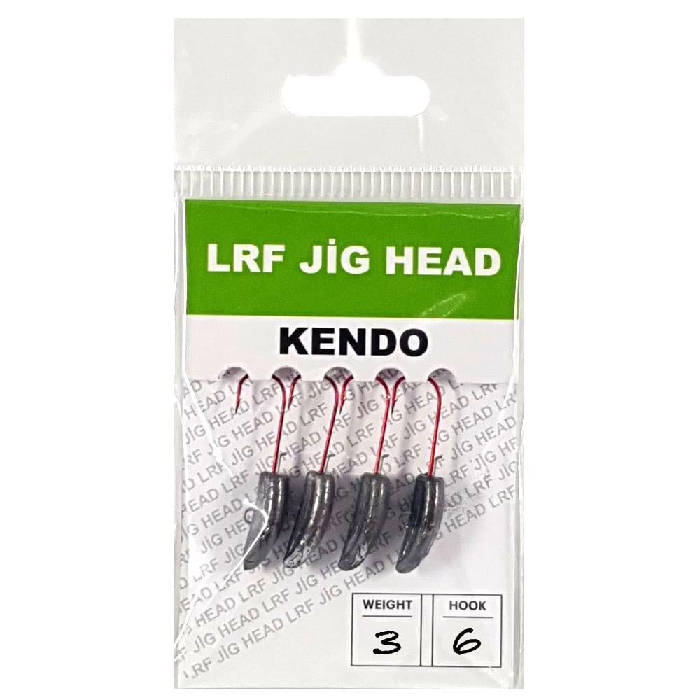 Kendo LRF Jig Head Kırmızı İğneli 3gr #6 (4 Adet)