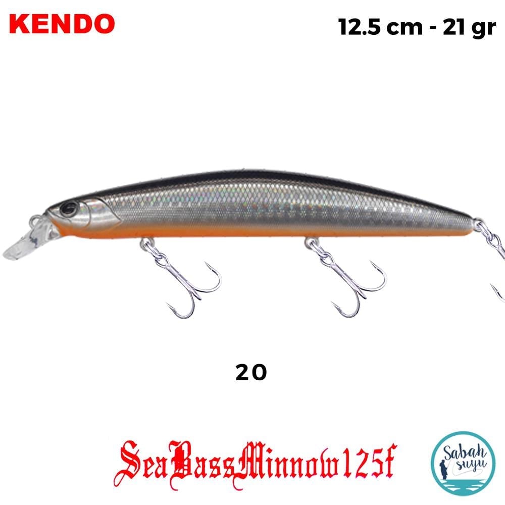 Kendo Seabass Minnow 125F 12.5cm 21gr. Sahte Balık Renk 20