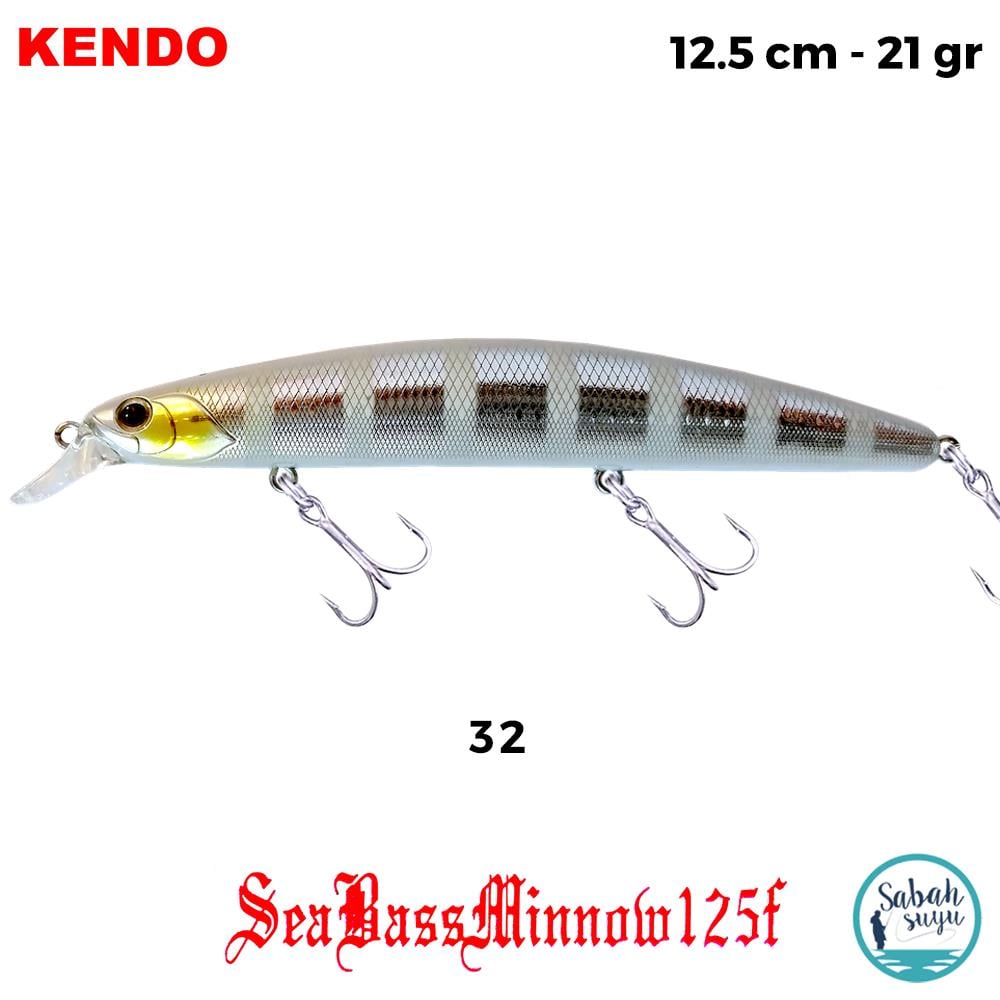 Kendo Seabass Minnow 125F 12.5cm 21gr. Sahte Balık Renk 32