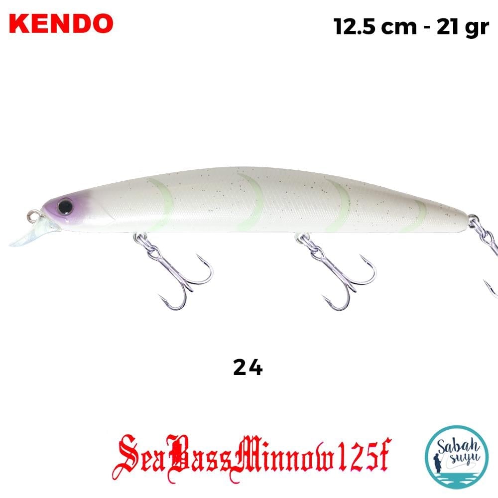 Kendo Seabass Minnow 125F 12.5cm 21gr. Sahte Balık Renk 24