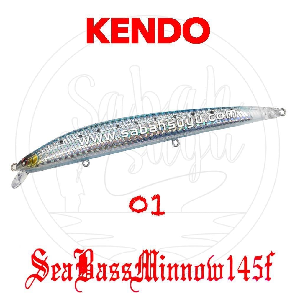 Kendo Seabass Minnow 145F 14.5cm 19.7gr. Sahte Balık Renk 01