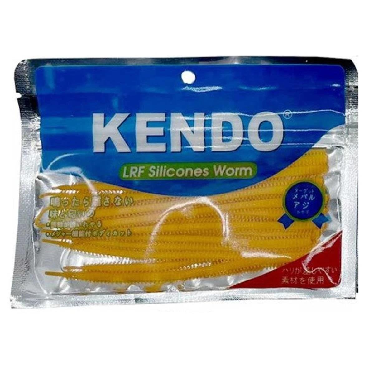 Kendo Worm Kokulu LRF Silikonu 10 cm Orange