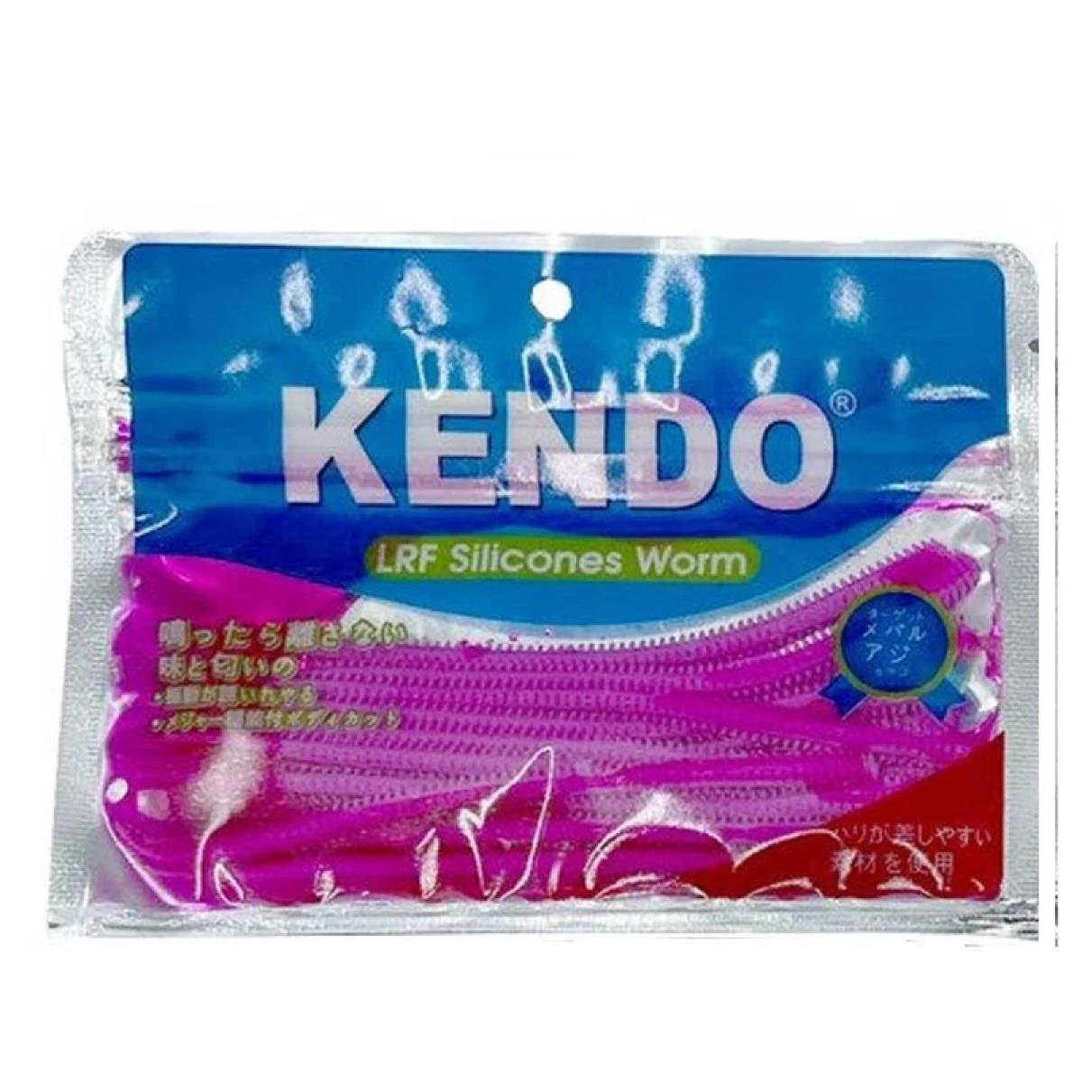 Kendo Worm Kokulu LRF Silikonu 10 cm Pink