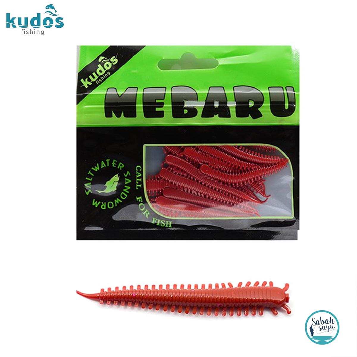 Kudos Mebaru Worm 4cm (15 Adet) Red