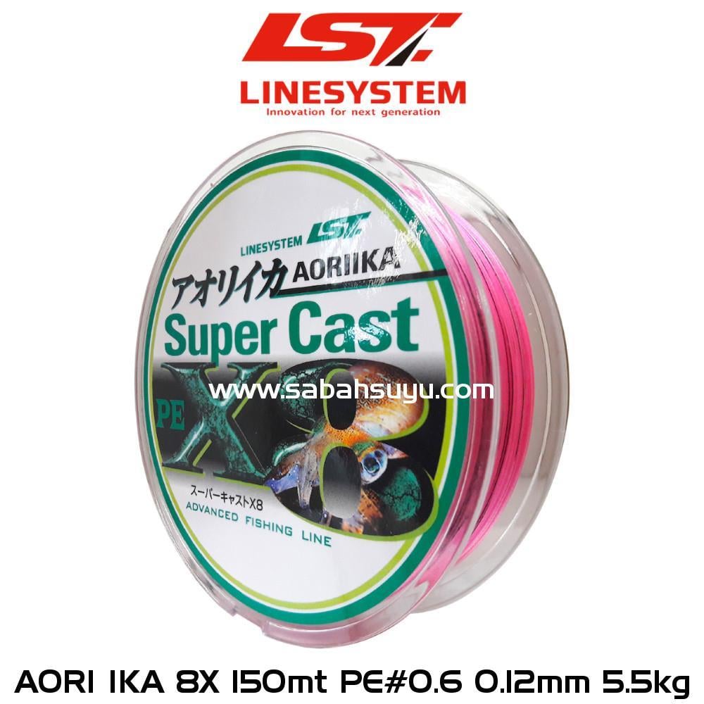 Linesystem Aori Ika X8 LRF İp Misina PE 0.6 0.12mm 12lb 150mt
