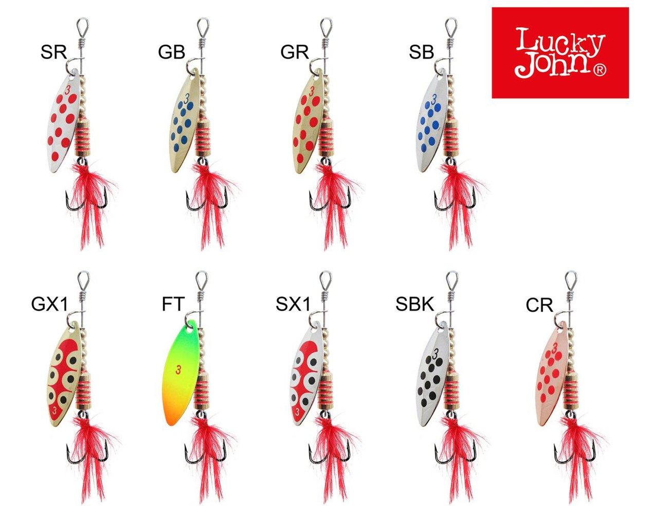 Lucky John Spin X Long Döner Kaşık 6gr No:3 Renk: CR