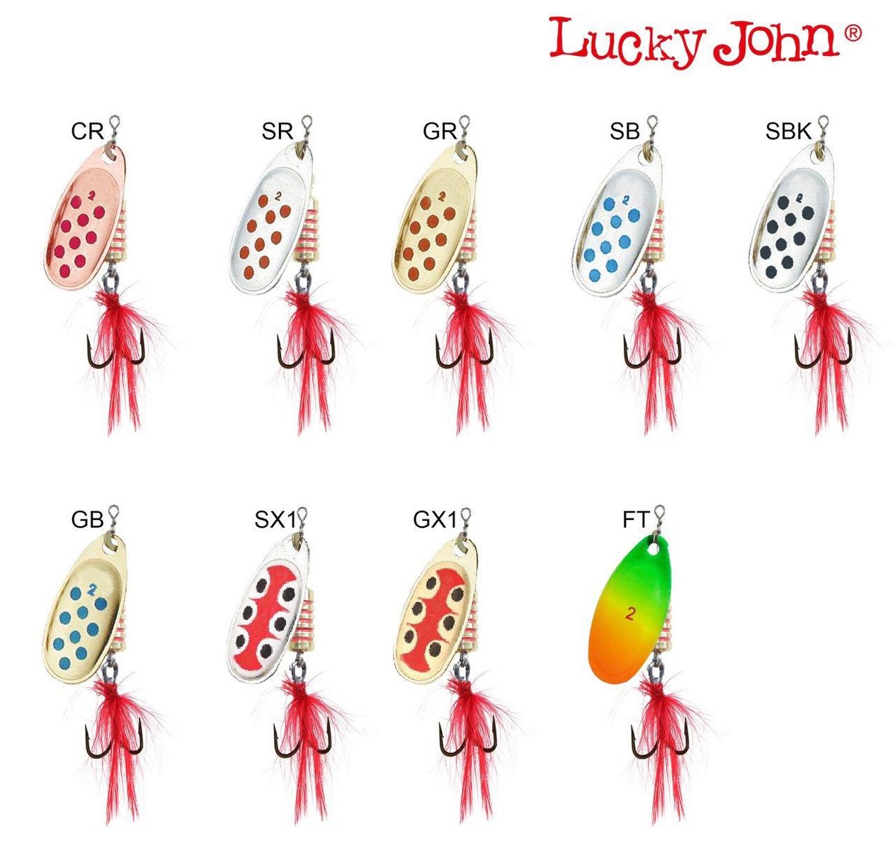 Lucky John Spin X Round Döner Kaşık 3.5gr No:1 Renk: SBK