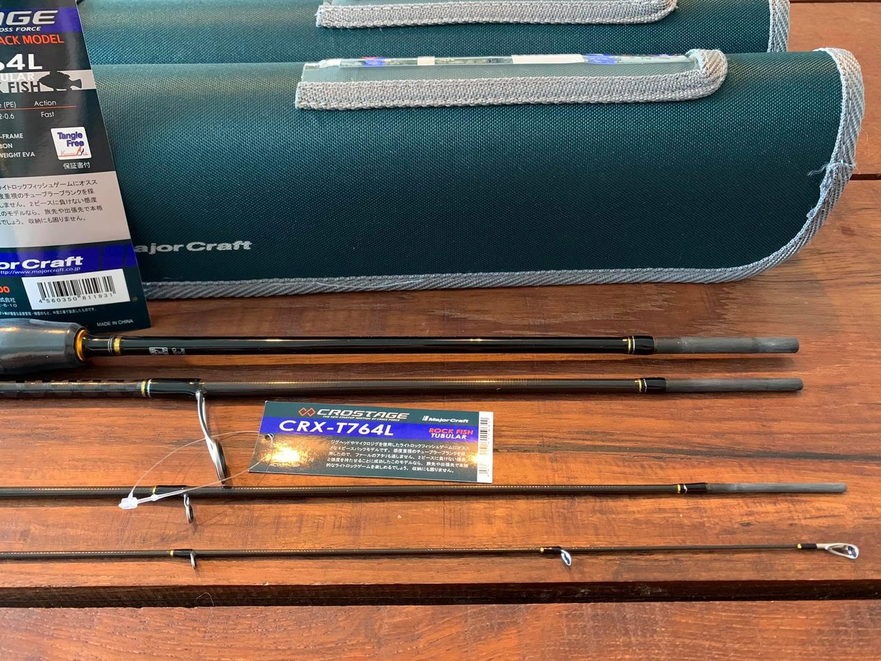 Major Craft Crostage CRX-T764L Tubular 229cm 0.5-7gr (4P) LRF Kamış Seyahat Tipi